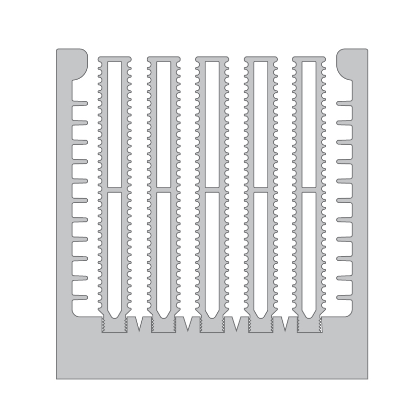 Profiles pour ventilation exterieure